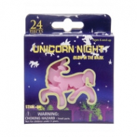 Unicorn glow in the dark muursticker