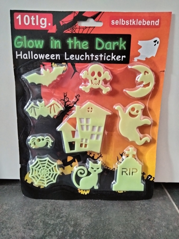 Halloween Glow in the dark  stickers